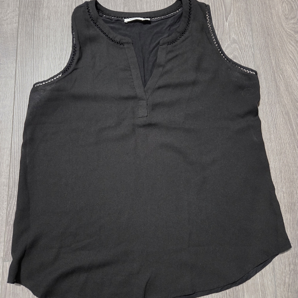 Elegant Black Sleeveless Top
